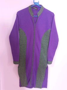 Purple Zip-Up Tunic