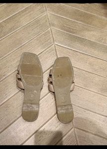 Women's Beige Wedge Sandals