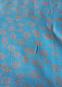 Blue Patterned Scarf