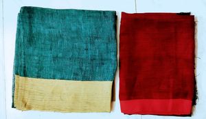 Combo Of Two Pure Linen Blouse Pieces
