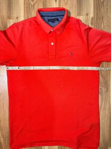 Tommy Hilfiger Men's orange Polo Shirt