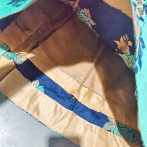 blue lehnga choli dupatta