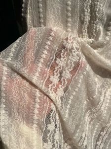 Elegant Cream Lace Maxi Dress