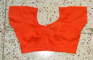 Orange Saree Blouse