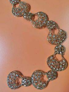 Gold-Toned Jadanagam Hair Ornament