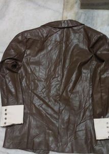 Pure leather brown jacket...