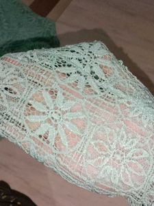 Elegant women sea green top