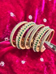 Elegant stone bangles
