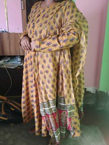 Designer Anarkali Kurta Set with Dupatta