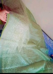 New Zimmi Choo Saree With Stitched Blouse