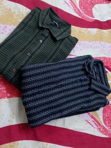 combo Men's Striped Casual Shirt