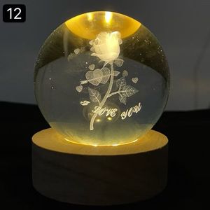 Crystal Rose Love You/ New with box