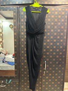 Forever NewV-neck Sheath Dress with Asymmetrical H