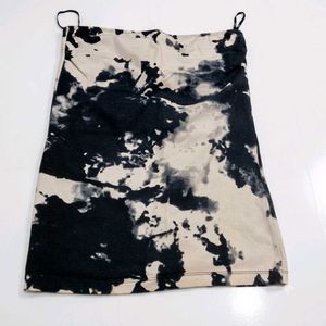 tie die skirt long ✨