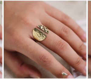 Stunning Gold Tone Statement Ring and earring