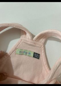 Cute Baby Girl's Pink Dress with Hedgehog