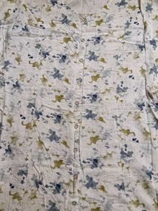 Floral Print Button-Down Dress