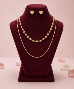 Double Layer 18k Gold Plated Set ❤️