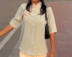 Charming Cherry Blossom Chinese top