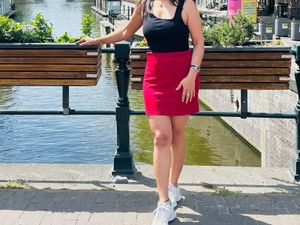 Chic Red Mini Skirt