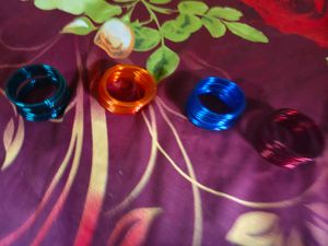 Beautiful Teal Glass Bangles