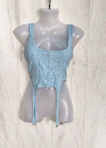 13146. Ribbed Asymmetrical Tank Top