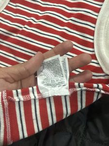 Red Striped Tank Top