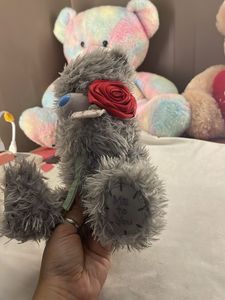 Tatty Teddy Bear with Rose