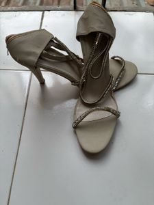 Elegant Embellished Heeled Sandals