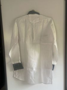Unique White &amp; Gray Accent Shirt