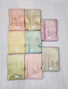 Elegant peach Pink Silk Saree