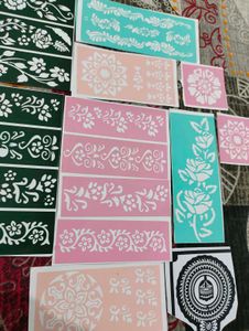 Mehndi Stencils for Henna Tattoo Art