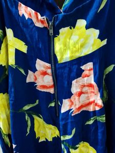 Navy Floral Jumpsuit