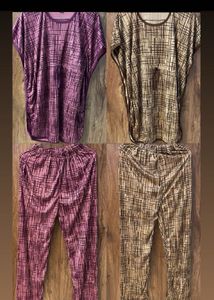 Brown Patterned Tunic Top