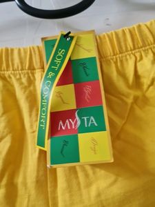Yellow Ladies Capri