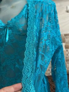 Lace Robe &amp; Nightgown Set