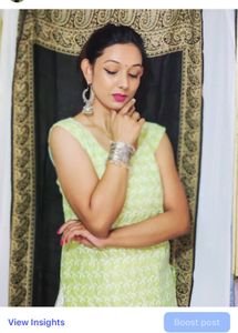 Light Green Embroidered Kurta
