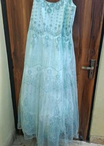 Stunning Light Blue Embellished Gown