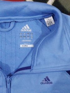 Adidas Blue Zip-Up Track Jacket