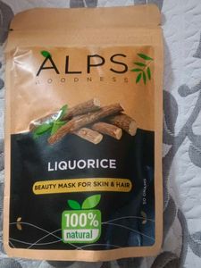 Alps Goodness Liquorice Beauty Mask