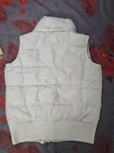 Off White Half Jacket With Pockets
