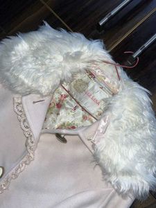 Cute Lace Trimmed Coat