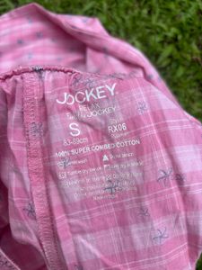 Jockey Pink Plaid Pajama Pants
