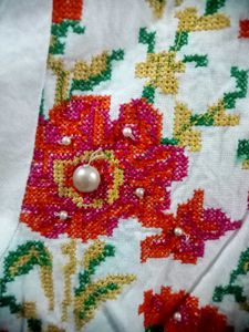 Elegant White Embroidered Kurta