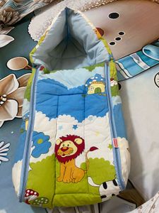 Cute Lion Print Baby Sleeping Bag