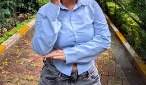 Savana office siren fitted cropped shirt