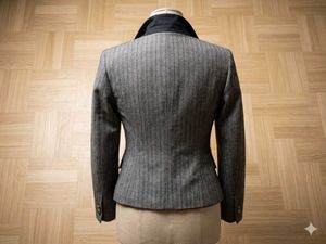 Chic Striped Women's Blazer