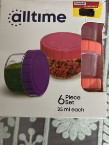 Alltime 6 Piece Mini Containers Set