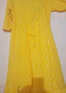 Yellow Long Frock