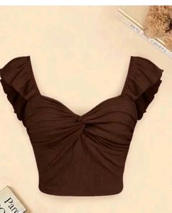ruffle crop top